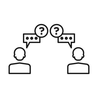 Kızgın insanlar simge siyah çizgi sanat vektörünü siyah ve beyaz ana hat koleksiyon işareti ile çakıştırıyor