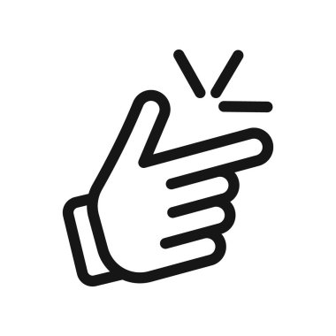 Siyah ve beyaz taslak koleksiyon işaretinde basit simge Siyah çizgi sanat vektörü