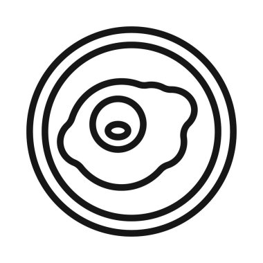 Siyah çizgi sanat vektörü siyah beyaz çizgili yumurta koleksiyon işareti