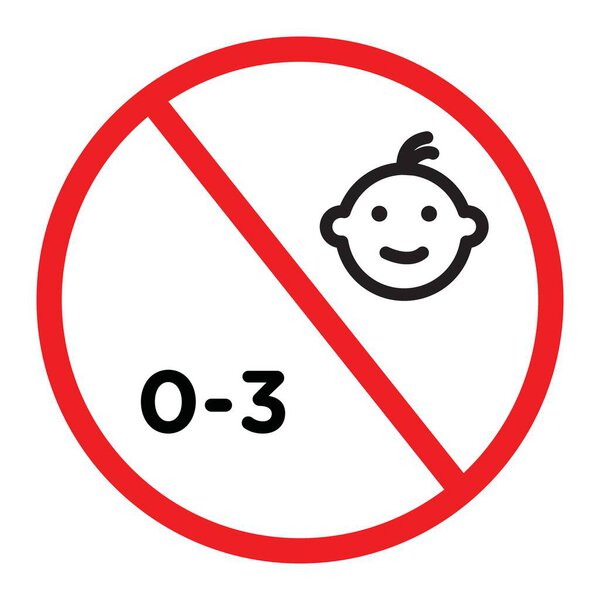 Знак ограничения по возрасту для иконки ребенка Черная линия вектор в черно-белый контур набор знака коллекции