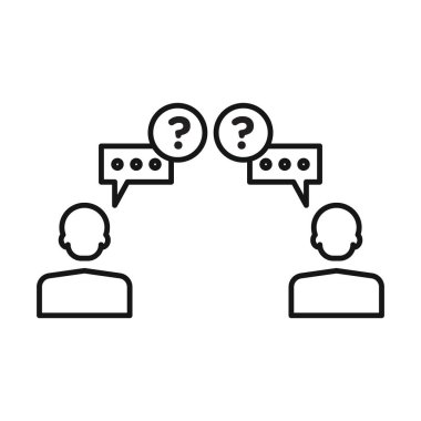 Kızgın insanlar simge siyah çizgi sanat vektörünü siyah ve beyaz ana hat koleksiyon işareti ile çakıştırıyor