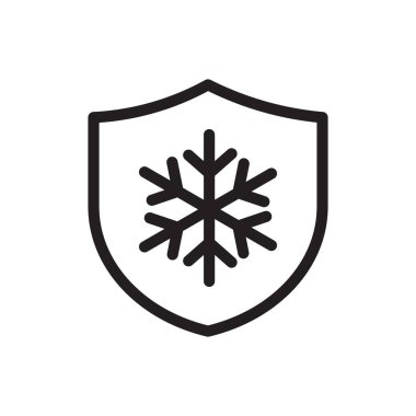 Siyah ve beyaz çizgili buz dirençli simge siyah çizgi sanat vektörü koleksiyon işareti