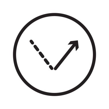 Siyah çizgi resim vektörünü siyah ve beyaz ana hat koleksiyon işareti ile geri sıçrama simgesi