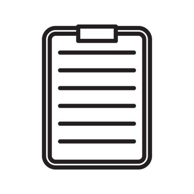 Siyah ve beyaz özet koleksiyon işareti ile atama simgesi Siyah çizgi sanat vektörü