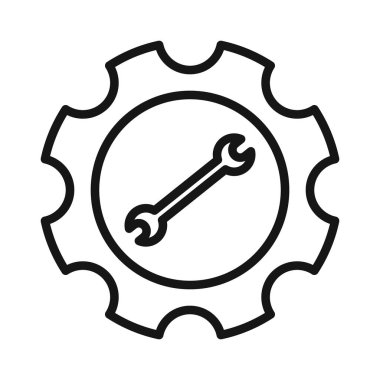 Siyah-beyaz taslak koleksiyon işaretinde Kolay Kurulum simgesi Siyah çizgi sanat vektörü