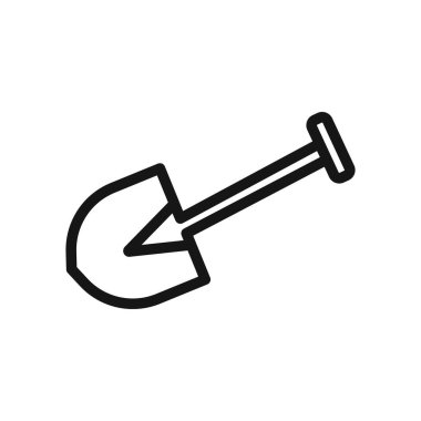 Siyah ve beyaz çizgili kısa maça simgesi siyah çizgi sanat vektörü koleksiyon işareti