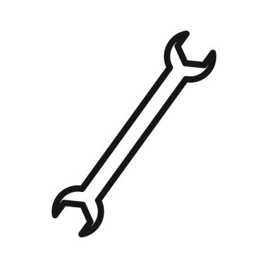 Siyah çizgi sanat vektörünü siyah ve beyaz ana hat koleksiyon işareti ile anahtarla