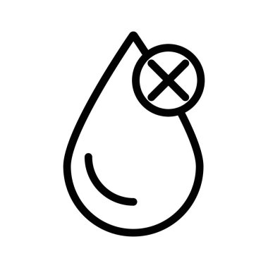 Su simge doğrusal logo işaretini temizleyemiyor. Web için siyah ve beyaz koleksiyon ayarlandı