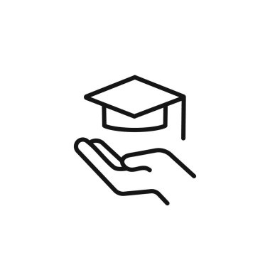 Erişilebilir ya da ücretsiz eğitim ikonu özet koleksiyonu ya da siyah ve beyaz ana hatlarıyla ayarlanabilir