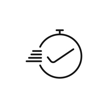 Hızlı onay simgesi taslak koleksiyonu ya da siyah ve beyaz ana hatlarıyla ayarlanır