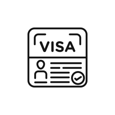 Vize simgesi taslak koleksiyonunu başlat ya da siyah beyaz ana hatlarıyla ayarla