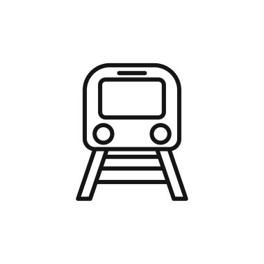 Metro simgesi taslak koleksiyonu ya da siyah beyaz ana hatlarla ayarlanmış