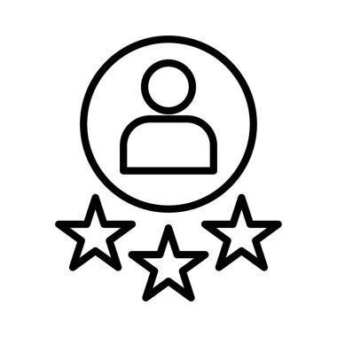 deneyim simgesi doğrusal logo işareti web için siyah-beyaz koleksiyonu