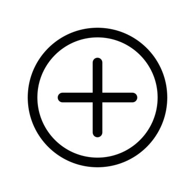 İnce çizgi dış hat biçimi ve doğrusal vektör işareti olarak yeni simge ekle