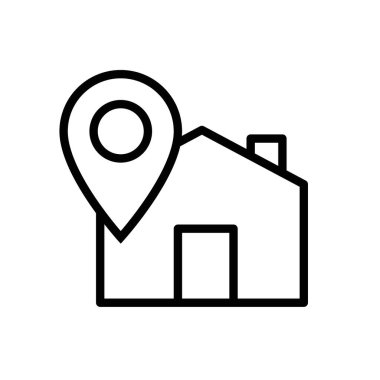 Adres simgesi web tasarım logosu koleksiyonu vektör cinsinden