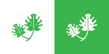 Canavar simge logosu işaretini siyah ve beyaz renkte bırakır
