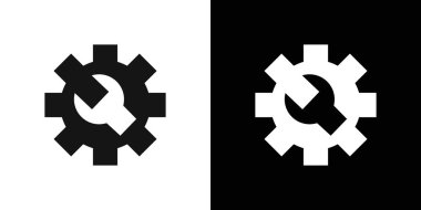 Simge simgesini siyah ve beyaz renkte belirle