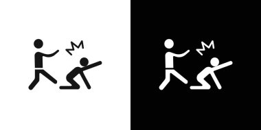 Terk etme simgesi Vektör sembolü ya da imza koleksiyonu siyah ve beyaz ana hatlarıyla belirlendi