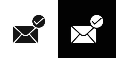 İleti ikonu vektör logo kümesi koleksiyonunu veya paket grubunu kontrol et