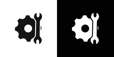 Mühendislik aracı simge vektör logo kümesi koleksiyonu veya paket grubu