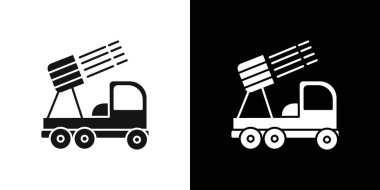 Füze Fırlatma simgesi vektör logosu koleksiyonu ya da paket grubu