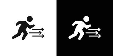 Sprint simge vektör logo kümesi koleksiyonu veya paket grubu