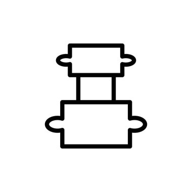 Fıtık ikonu web tasarım logosu koleksiyonu düz vektör olarak ayarlandı