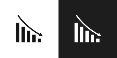 Sohbet oku simge logosu işareti vektör ana hatları siyah ve beyaz