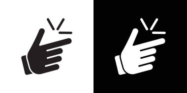 Siyah ve beyaz taslak koleksiyon işaretinde basit simge Siyah çizgi sanat vektörü