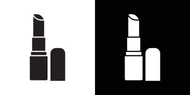 Ruj simgesi Siyah çizgi sanat vektörü siyah ve beyaz ana hat koleksiyon işareti