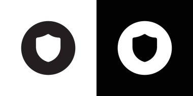 Siyah ve beyaz taslak koleksiyon işaretinde siyah çizgi sanat vektörünü koru