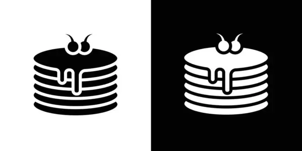 pankek simgesi vektör logosu koleksiyonu ya da paket grubu