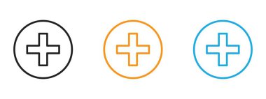 Web uygulaması ui için simge vektör logosu koleksiyonu ekle