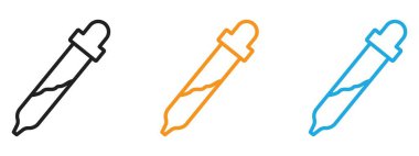 Göz Düşüren Simge vektör logosu web uygulaması ui için koleksiyon seti