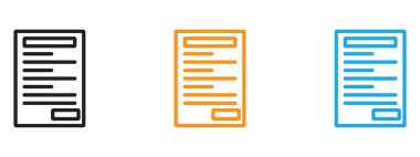 Web uygulaması ui için simge vektör logosu koleksiyonu