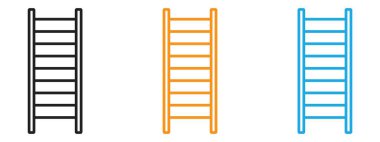 Web uygulaması ui için merdiven simgesi vektör logosu koleksiyonu