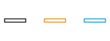 Web uygulaması ui için eksi simge vektör logosu koleksiyonu