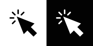 Siyah ve beyaz olarak simge doğrusal logo işaretleri koleksiyonuna tıklayın