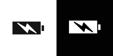 Batarya simgesi vektör logosu koleksiyonu veya paket grubu