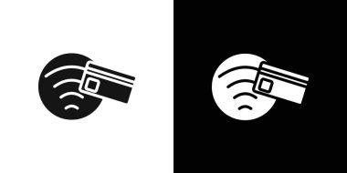 Temassız Ödeme simgesi vektör logo kümesi koleksiyonu ya da paket grubu