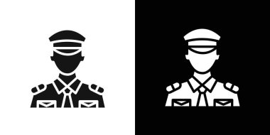 Erkek şef simge vektör logosu koleksiyonu ya da paket grubu