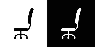 Ofis sandalyesi simge vektör logosu koleksiyonu ya da paket grubu