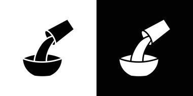 Simge vektör logosu koleksiyonu ya da paket grubu dökülüyor