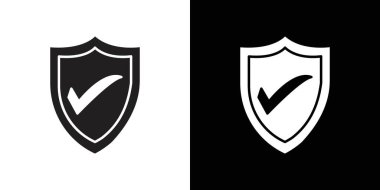 Kalkan simgesi vektör logosu koleksiyonu ya da paket grubu