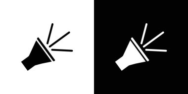 Sözcü simgesi vektör logosu koleksiyonu ya da paket grubu