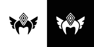 Valkyrie simge vektör logo kümesi koleksiyonu veya paket grubu