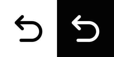 u ok simgesini ince çizgi ana hatları ve doğrusal vektör işareti olarak ayarla