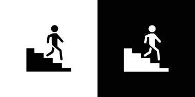 Aşağıdaki simge düz ince çizgi vektör illüstrasyon sanat taslağı seti