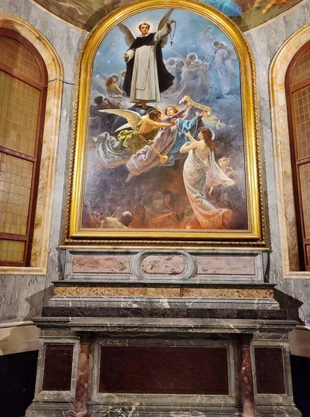 Pompei Campania Ottobre 2021 Cappelle Laterali Del Santuario Della Beata — Foto Stock