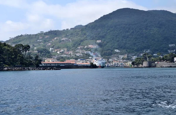 Ischia Campania Italy May 2022 Entrance Port Marina Portosalvo — Stock Photo, Image